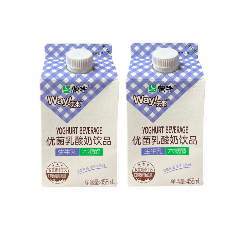 蒙牛0蔗糖酸奶官方旗舰优菌乳优菌型无蔗糖458ml*12盒木糖醇酸奶 - 图3