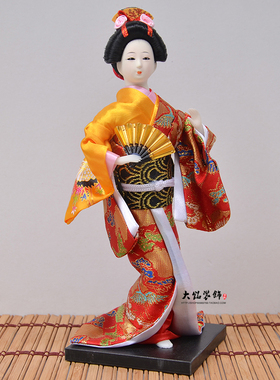 工艺日本人形和服娃娃满百包邮