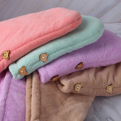 吸水速干双层加厚毛巾包头巾