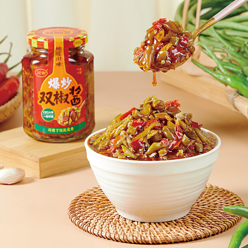 川南双椒牛肉酱192g爆炒下饭酱红烧牛肉酱笋丁辣椒酱拌饭酱拌面酱,淘宝优惠券,粉丝福利购,淘宝优惠卷