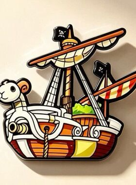 海贼王可爱亚克力磁吸冰箱贴