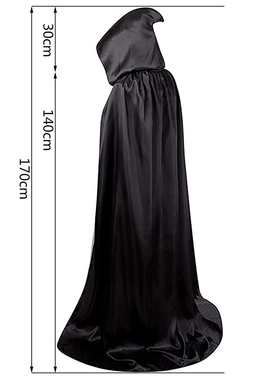 Halloween Costume Adult Death Cloak Cloak Hooded Vampire Clo