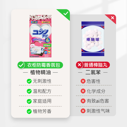 Plant-mild formula clothing insect-proof and mildew-proof mothballs