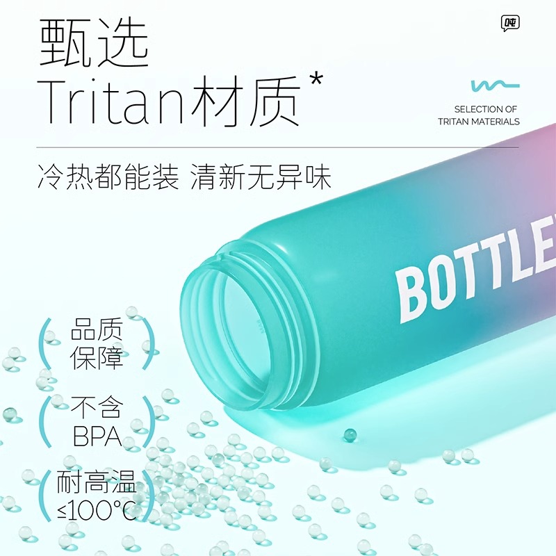 王一博代言吨吨bottledjoy纤吨吨随手杯吨吨桶便携运动水壶学生杯 - 图2