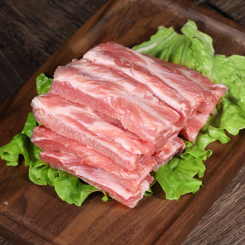 新鲜猪排骨3斤带猪排糖醋速冻肋排 密心生猪肉