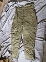 Stock Armored Sheepskin Liner Working Pants Winter Mens Defense Chill Warm Leather Padded Jacket Wool integrated in aged cotton pants