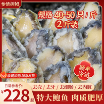Ultra-valued two catfish of abalone Dalian frozen quick-frozen seafood aquatic fresh size abalone fresh food ready-to-eat abalone