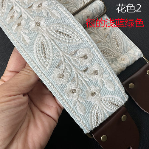 GIGFORU手作原创重工刺绣通用加宽吉他背带贝斯背带GUITAR STRAP - 图3