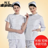 Зимняя униформа медсестры, лонгслив, раздельный комплект, униформа врача для работы, круглый воротник, для салонов красоты