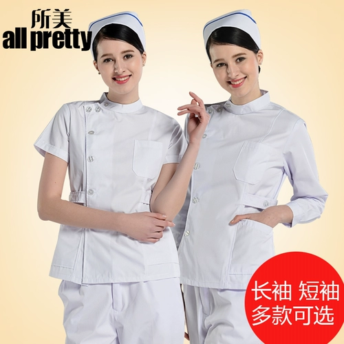Зимняя униформа медсестры, лонгслив, раздельный комплект, униформа врача для работы, для салонов красоты