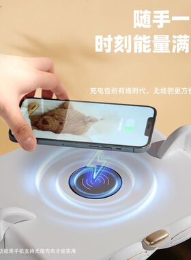 床头柜落地摆件创意软装无线充家居好物大号客厅房间卧室收纳装饰