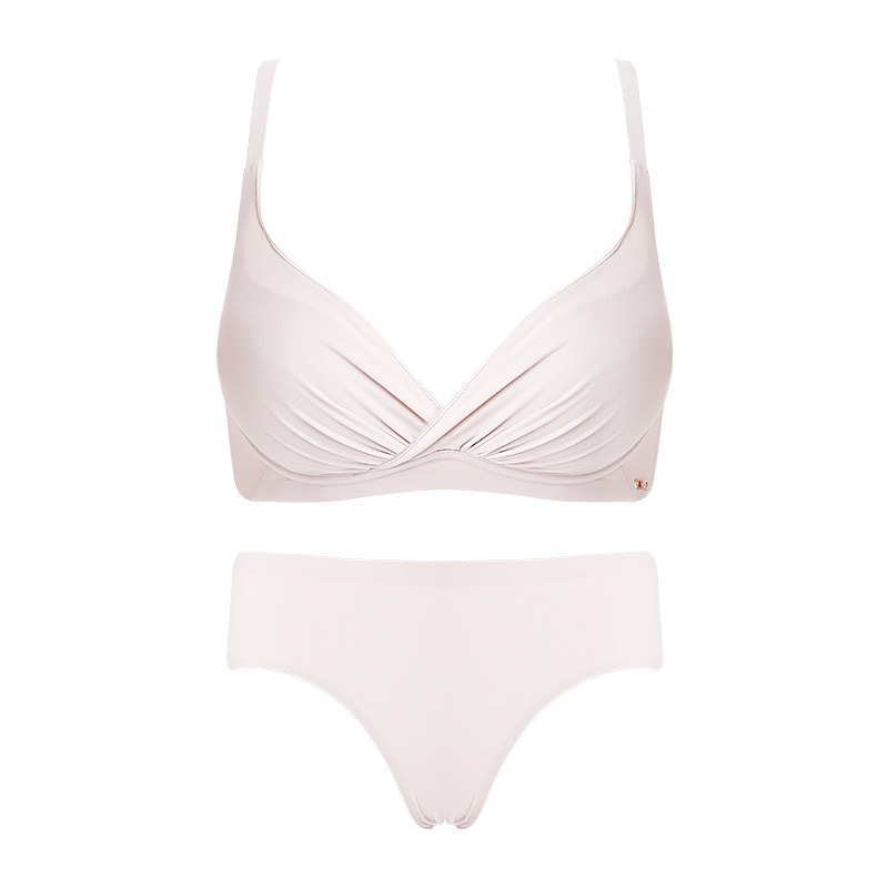 红色内衣套装无钢圈本命年新娘文胸 多情猫文胸