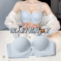 Half-cup lingerie woman with small breasts gathered for autumn and winter without steel ring red dragon year multi-love cat with large flat breasted bra suit