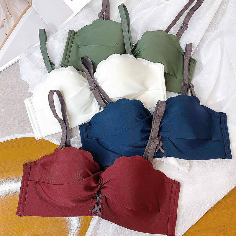 多情猫本命年红色小胸聚拢日系内衣 多情猫文胸套装