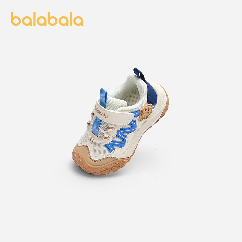 巴拉巴拉宝宝稳步鞋男童鞋2025春秋新款网布鞋透气防滑运动鞋,淘宝优惠券,粉丝福利购,淘宝优惠卷