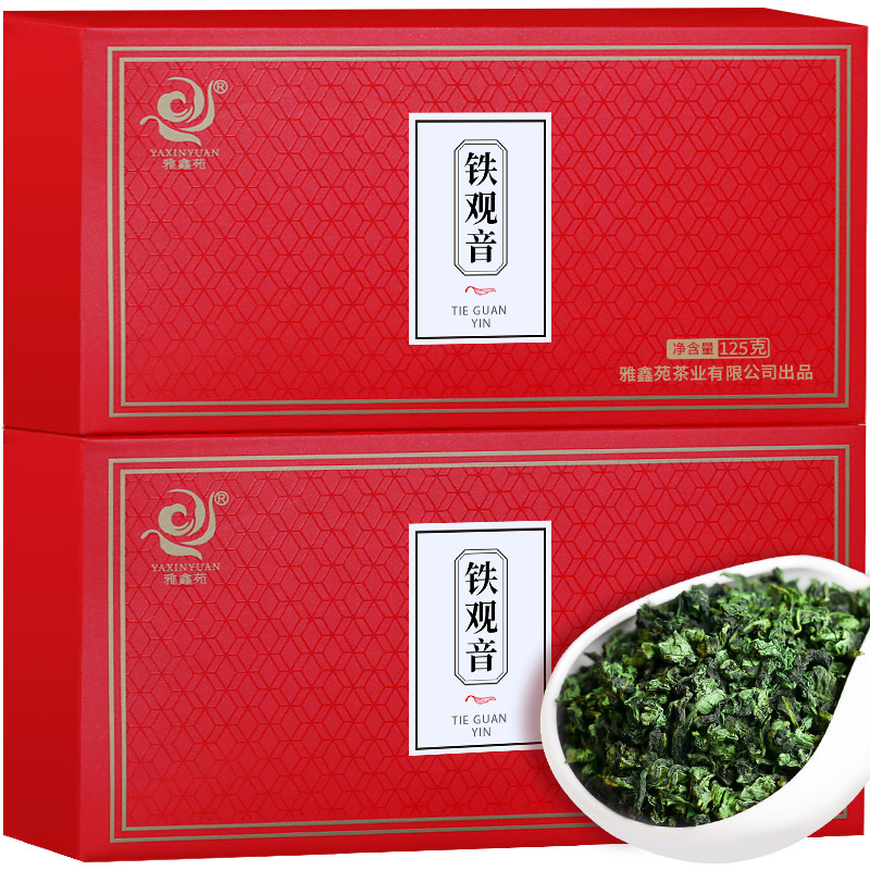 雅鑫苑安扬专卖店铁观音茶叶浓香型安溪新茶乌龙茶小包装散装袋装礼盒装共500g3