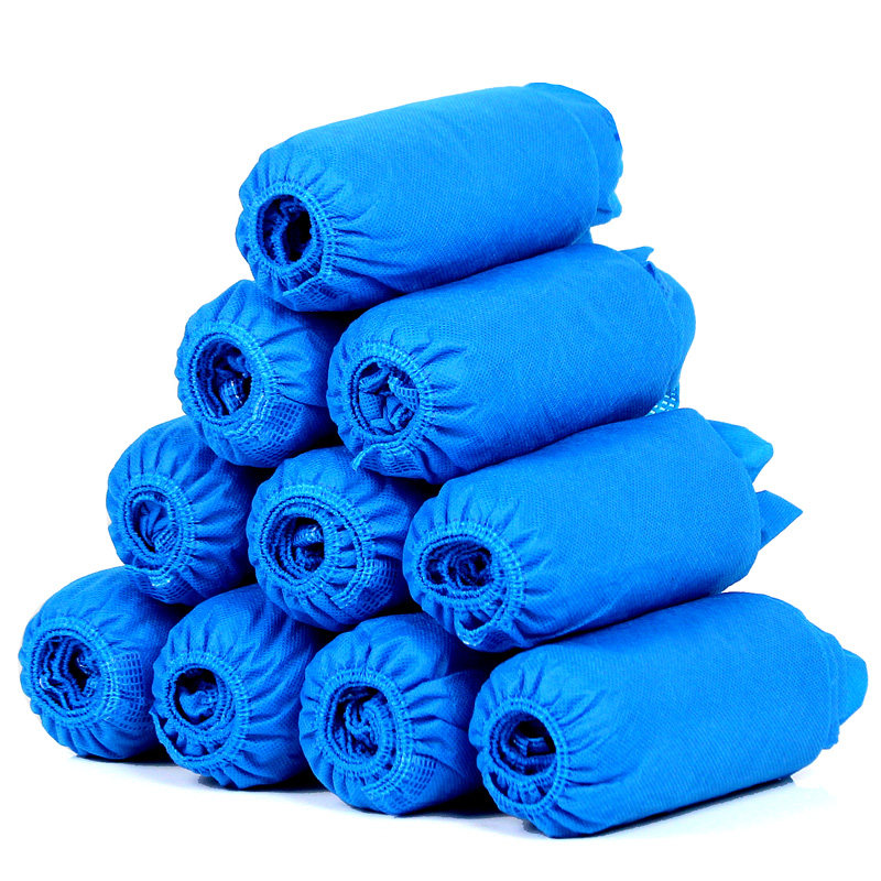 一次性鞋套家用无纺布鞋套居家室内脚套防滑学生布鞋套100只装