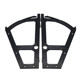 Abs plastic shoe ຕູ້ flip rack ຮາດແວສອງຊັ້ນ