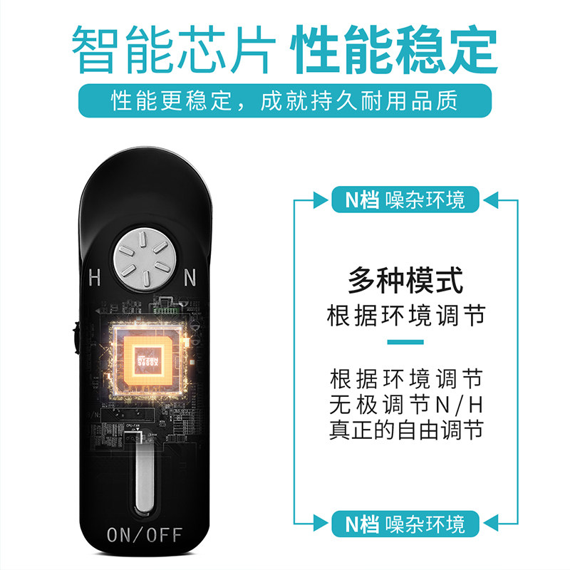 盒式助听器老人正品原声音放大器 索信助听器
