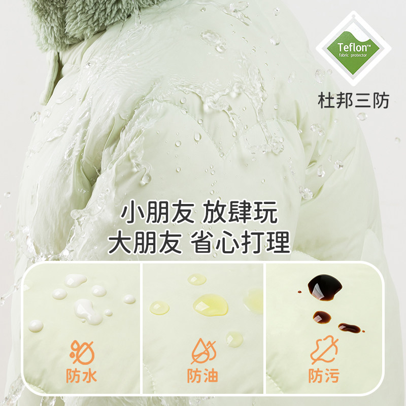  乖奇熊羽绒连体衣