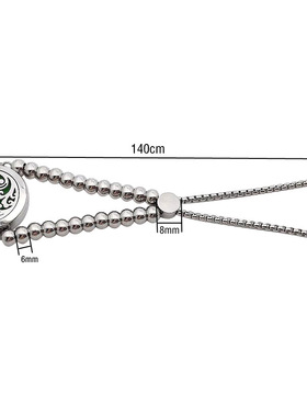 欧美风钛钢扩香可拉伸手链定制