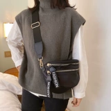 Нейлоновая небольшая небольшая сумка, сумка через плечо, брендовые бретели, универсальный ремешок для сумки, сумка на одно плечо, коллекция 2023, в корейском стиле