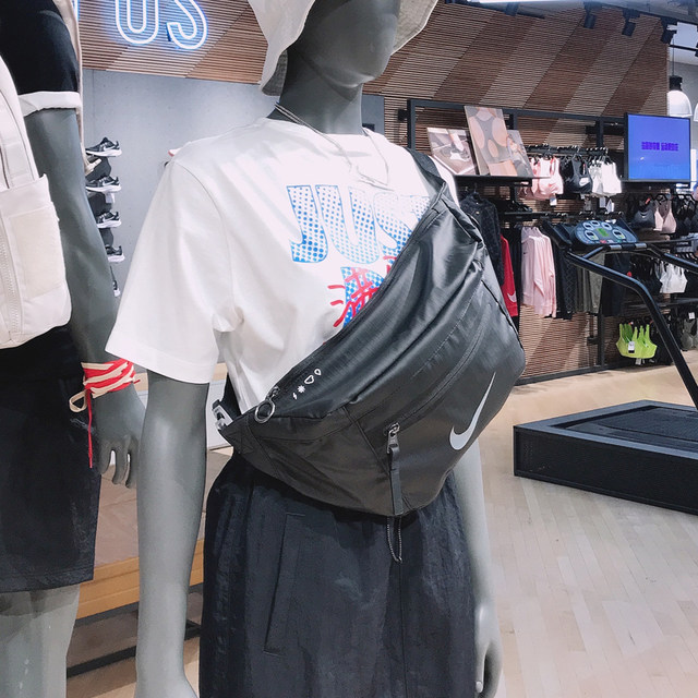 Nike sports waterproof sliver waist bag for men and women