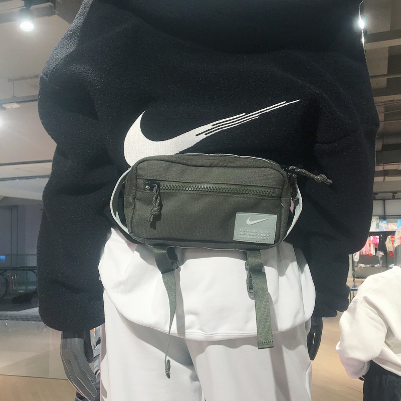 耐克Nike时尚休闲跑步健身包运动单肩包斜挎包腰包男女DR6127-325-图1