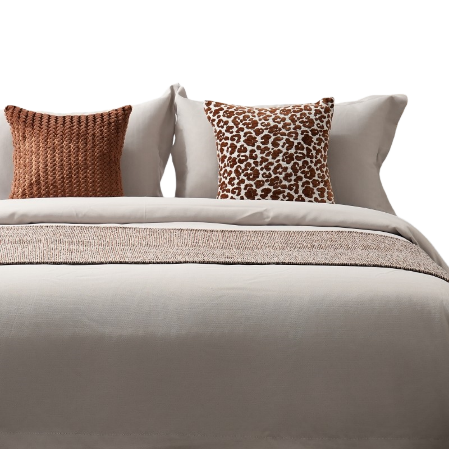 展厅样板间 家具配套床品 轻奢意式侘寂风 高端软装床品多件套 咖,淘宝优惠券,粉丝福利购,淘宝优惠卷