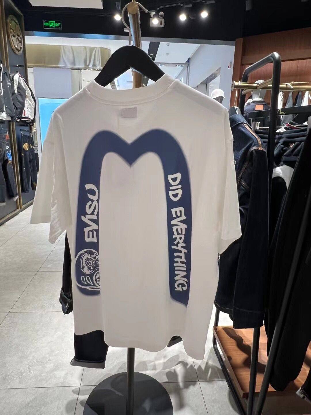 福神t恤 2023夏季新款男士大m标志印花情侣款大码宽松休闲短袖女