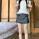 Bow design-sex pants for women in summer high waist versatile A-line suit short skirt sweet and spicy style slit buttocks