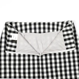 Клетчатая короткая юбка, поясная сумка, А-силуэт, высокая талия