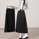 Accordion pleated pleated skirt for women in autumn and winter new style woolen versatile slimming A-line high-waist pleated long skirt intellectual skirt