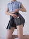 Xiangmeimei short pleated skirt with pockets