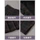 Preppy style woolen plaid pleated skirt