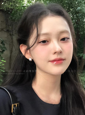 金属哑光拉丝小巧高级感耳环耳夹