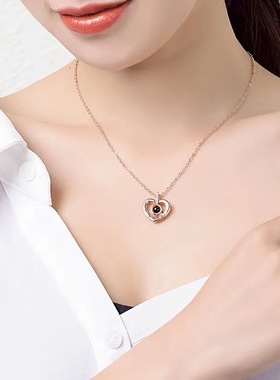 纯银项链女士2025年款爆款