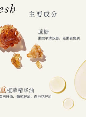 Fresh澄糖护唇滋润磨砂霜