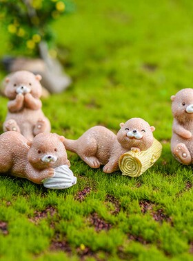 微景观花盆手工制作可爱风小动物