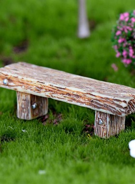 微景观摄影盆栽椅子田园风摆件