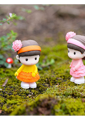 盆栽造景可爱风摄影蛋糕小摆件