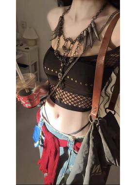 原创手作朋克废土风部落重工覆古做旧项炼