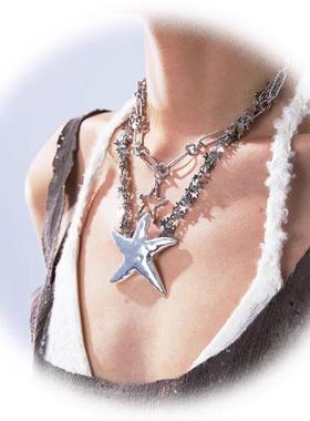 流浪部落海洋之星五角星海星项炼百搭锁骨炼情侣