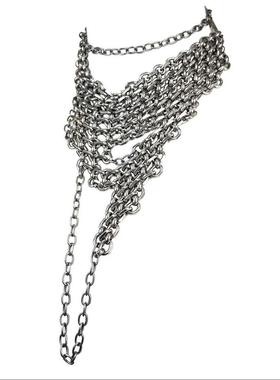 糜烂金属系列 暗黑炼条不规则拼接项炼 礼物