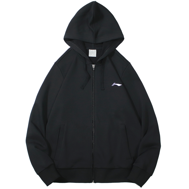 李宁外套男装春秋季情侣款宽松休闲运动连帽夹克上衣透气百搭卫衣,淘宝优惠券,粉丝福利购,淘宝优惠卷