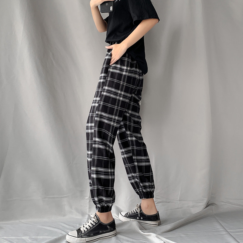 哈伦裤女夏季高腰垂感2020 伊索芙休闲裤