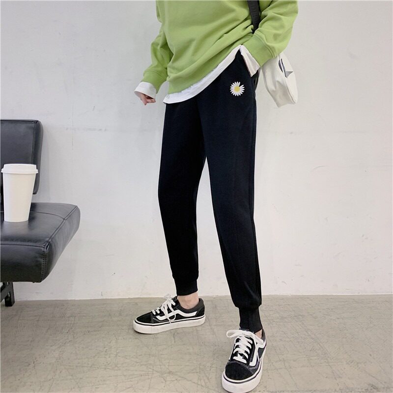 网红卫裤潮宽松春秋季2020运动裤 伊索芙休闲裤