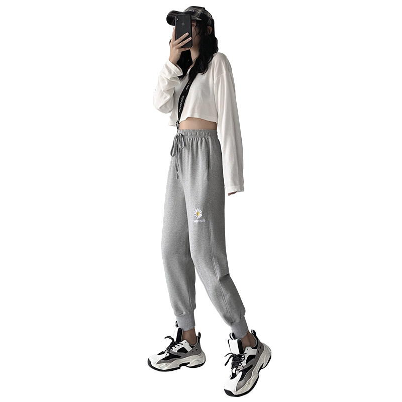 小雏菊运动裤女春夏季2020休闲裤子 伊索芙休闲裤