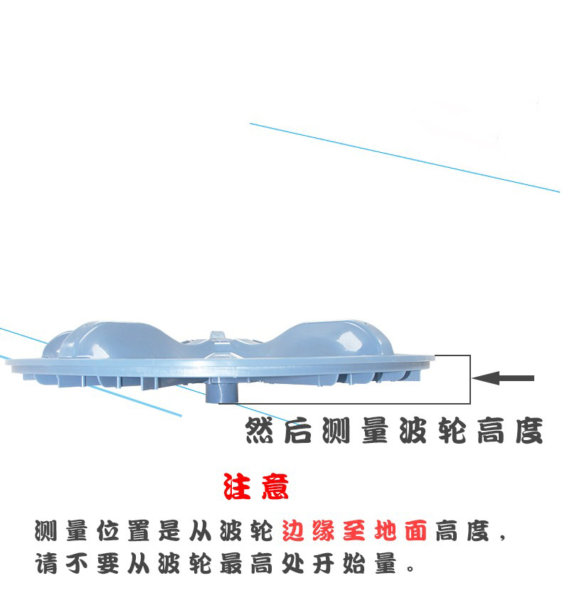 洗衣机波轮盘转盘水叶底盘32.5CM33/34/35/36/37.5CM祥牛涡轮波盘 - 图1