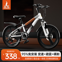 Phoenix child bike 6-15 years old CUHK Girl girl boy Mountain disc brake variable-speed 20 inch Bike Elementary School Students